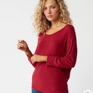 Michael Stars Russo Generous Relaxed Fit Crew Top NWT XS but fits more like Med.